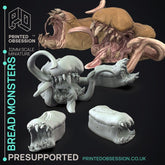 Bread Monsters Set 3D-printed model